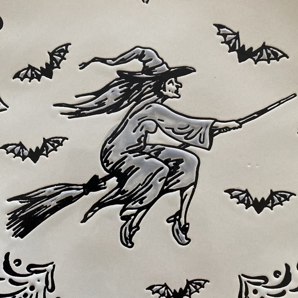 Halloween Eli + Ana Wicked Witch on a Broom Salad Dessert Plates Set of 4 NEW - Picture 11 of 11